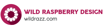 Wild Raspberry Design Logo